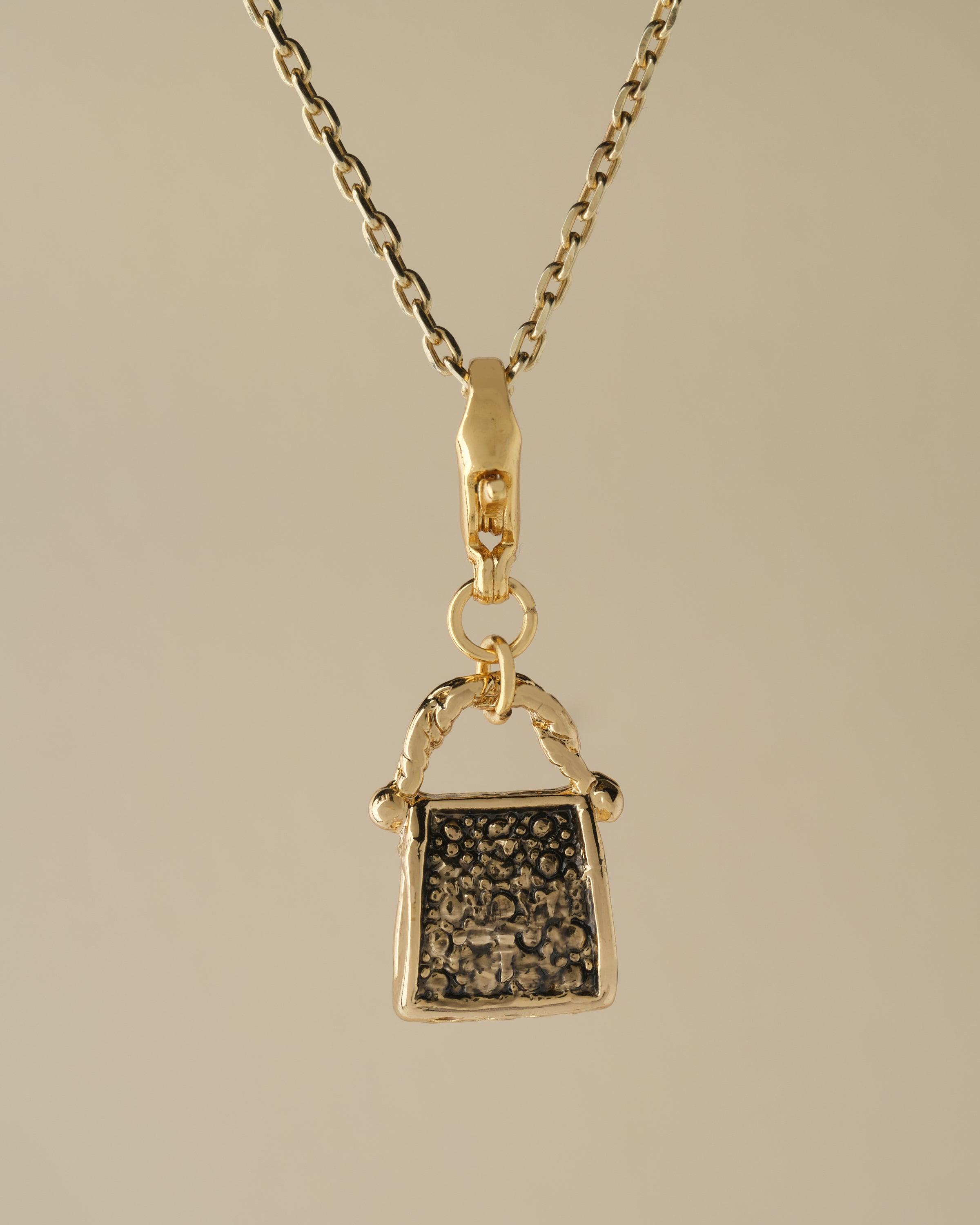 Money Bag Iced Out Pendant with 28