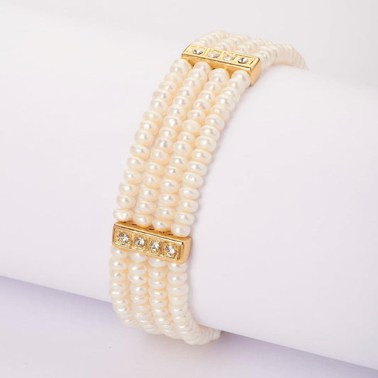 Classic and Elegant Real Pearl Bracelet - Chandrani Pearls