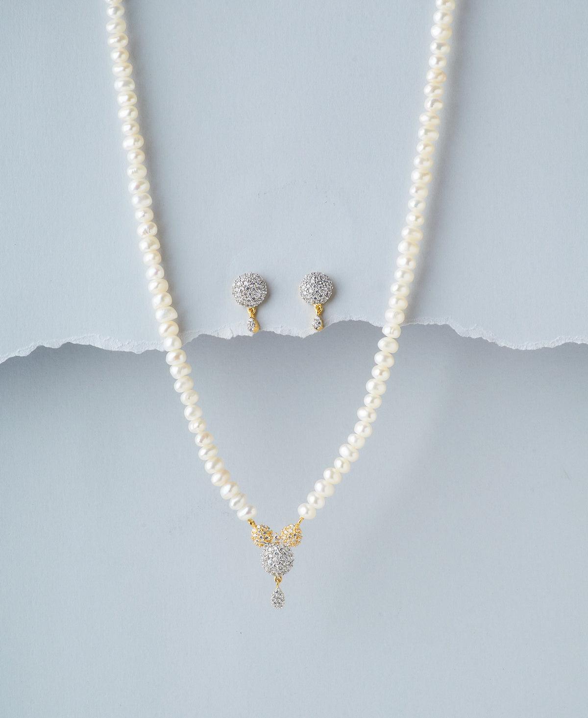 Classic Pearl Necklace Set - Chandrani Pearls