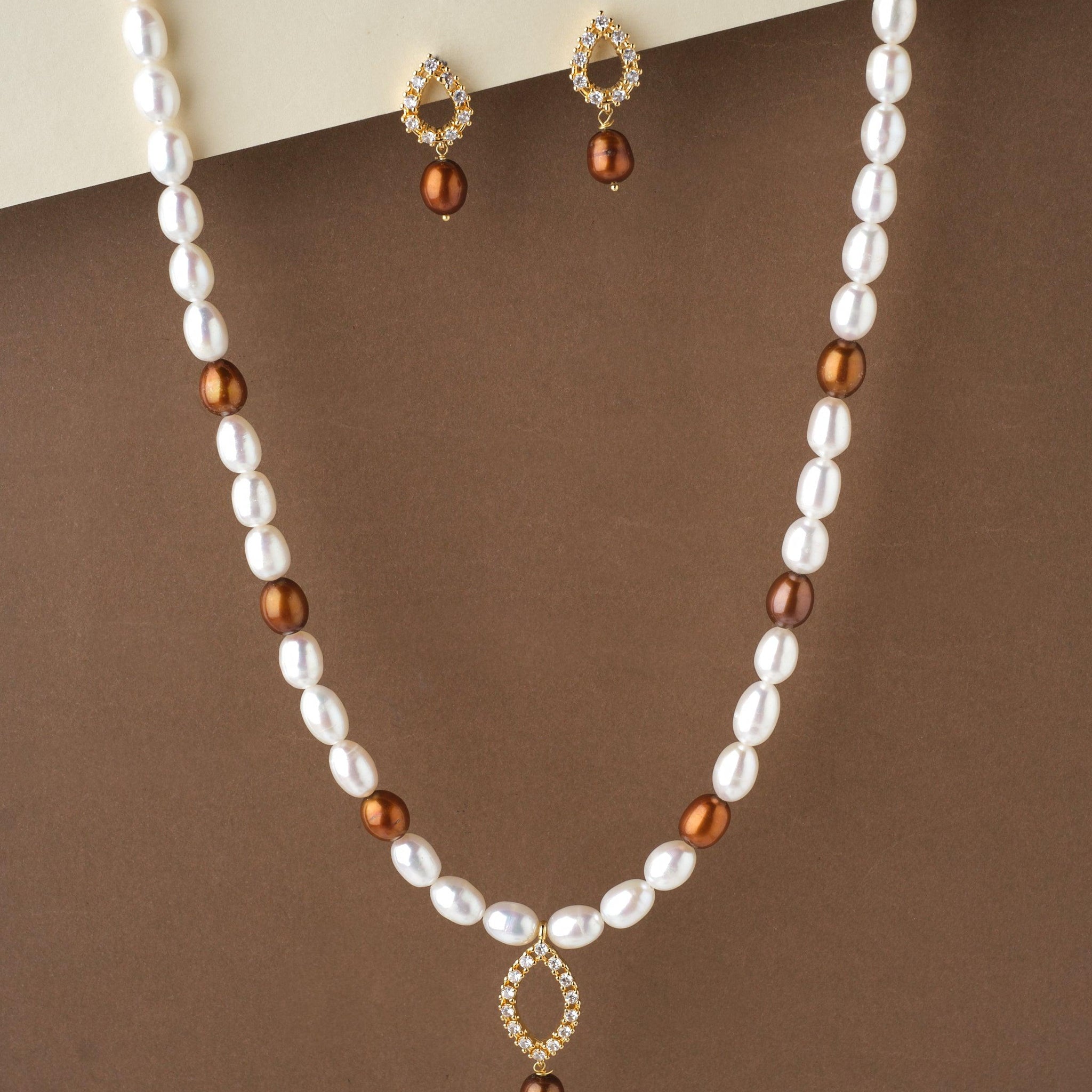 Classic Pearl Necklace Set - Chandrani Pearls