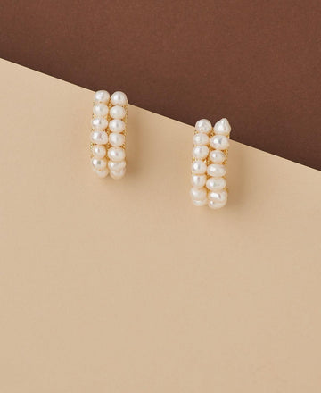 Classy & Simple Stud Pearl Earring - Chandrani Pearls