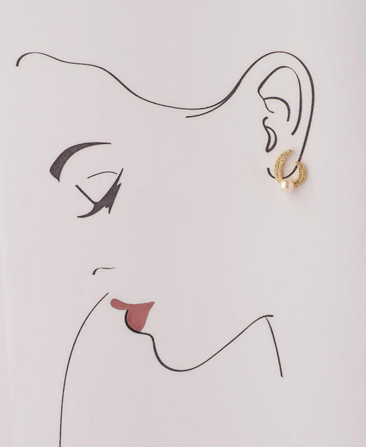 Classy Pearl Stud Earring - Chandrani Pearls