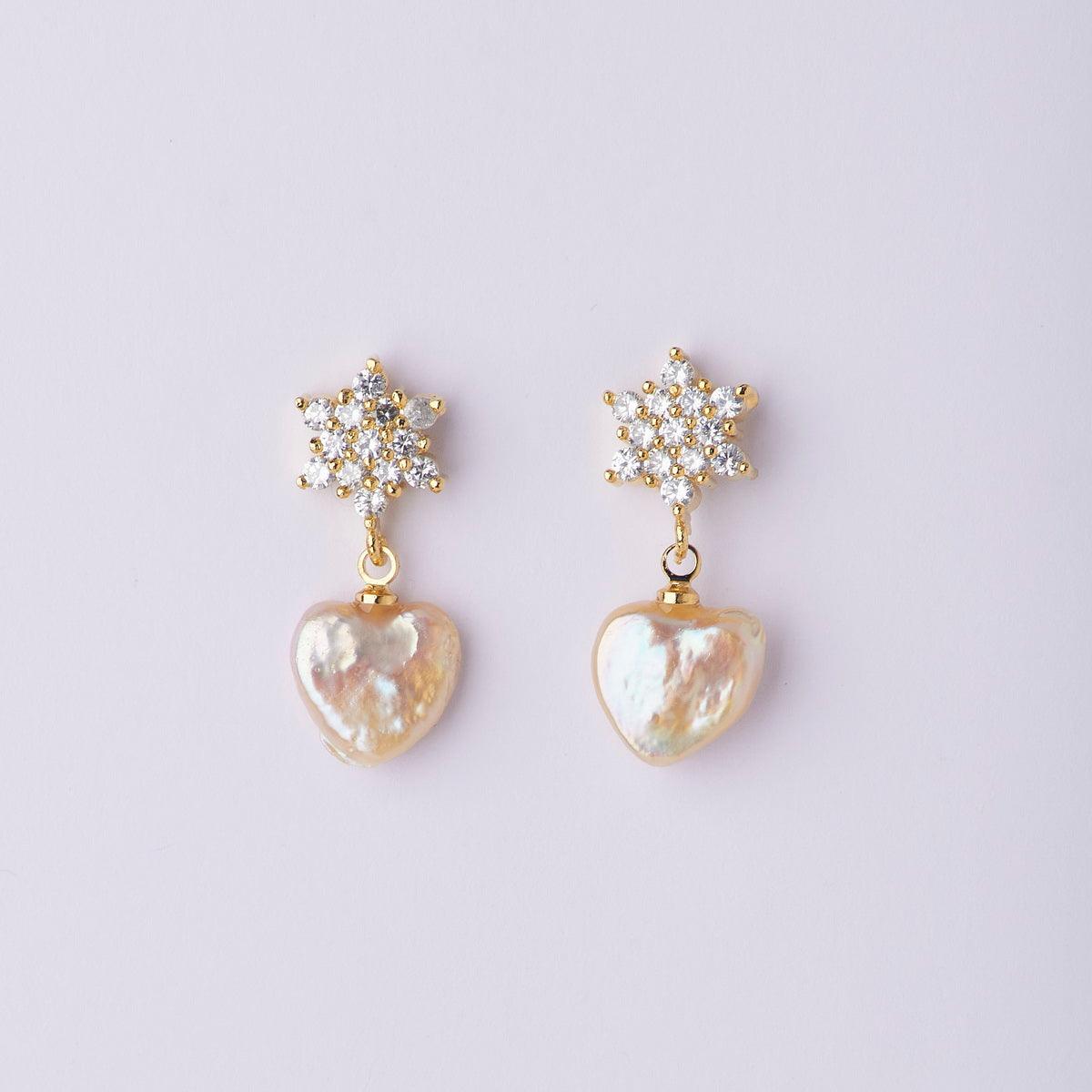 Delicate Stone Studded Earring - Chandrani Pearls