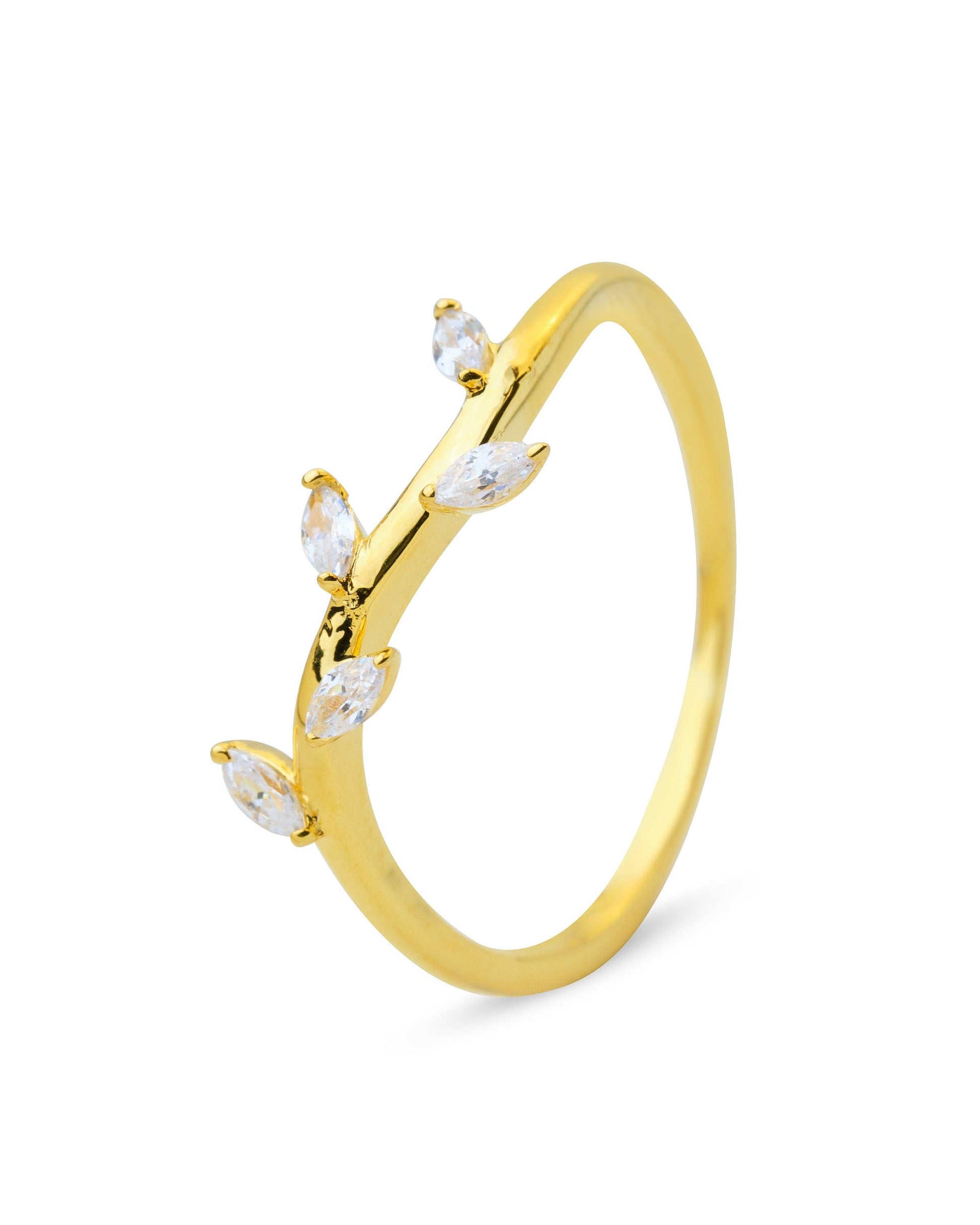 Deviant Twine Gold & Diamond Ring - Chandrani Pearls