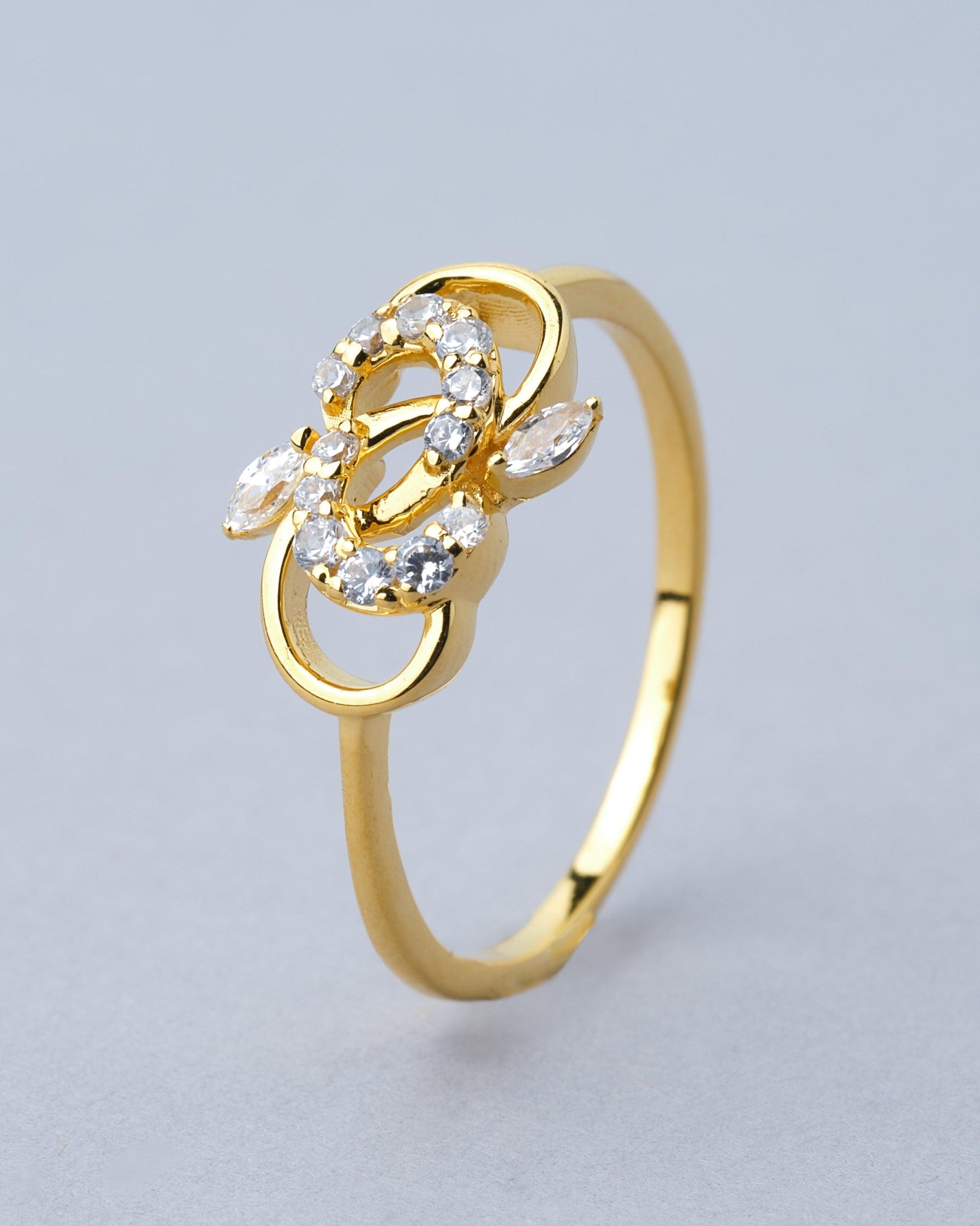 Ednira Diamond Gold & Diamond Ring - Chandrani Pearls