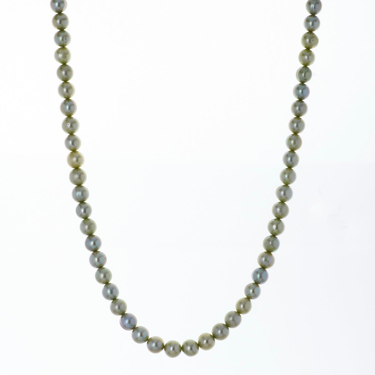 Elegant Green Pearl Necklace - Chandrani Pearls
