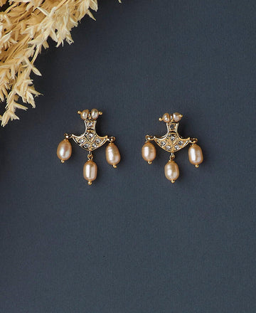 Elegant Pearl hanging Earring - Chandrani Pearls