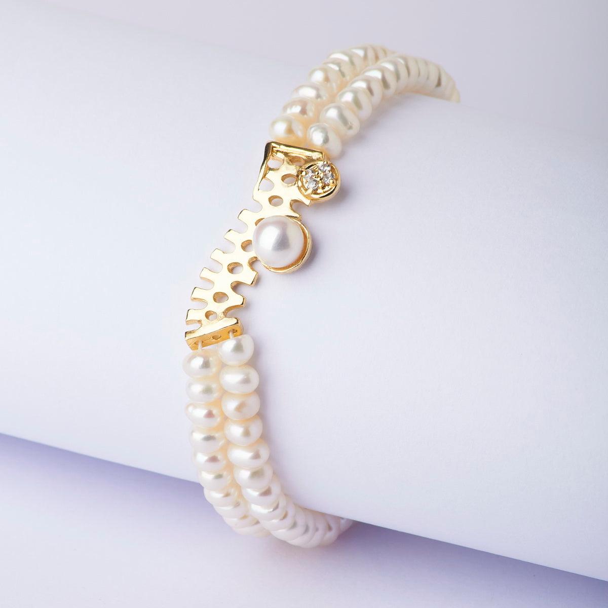 Elegant Real Pearl Bracelet - Chandrani Pearls