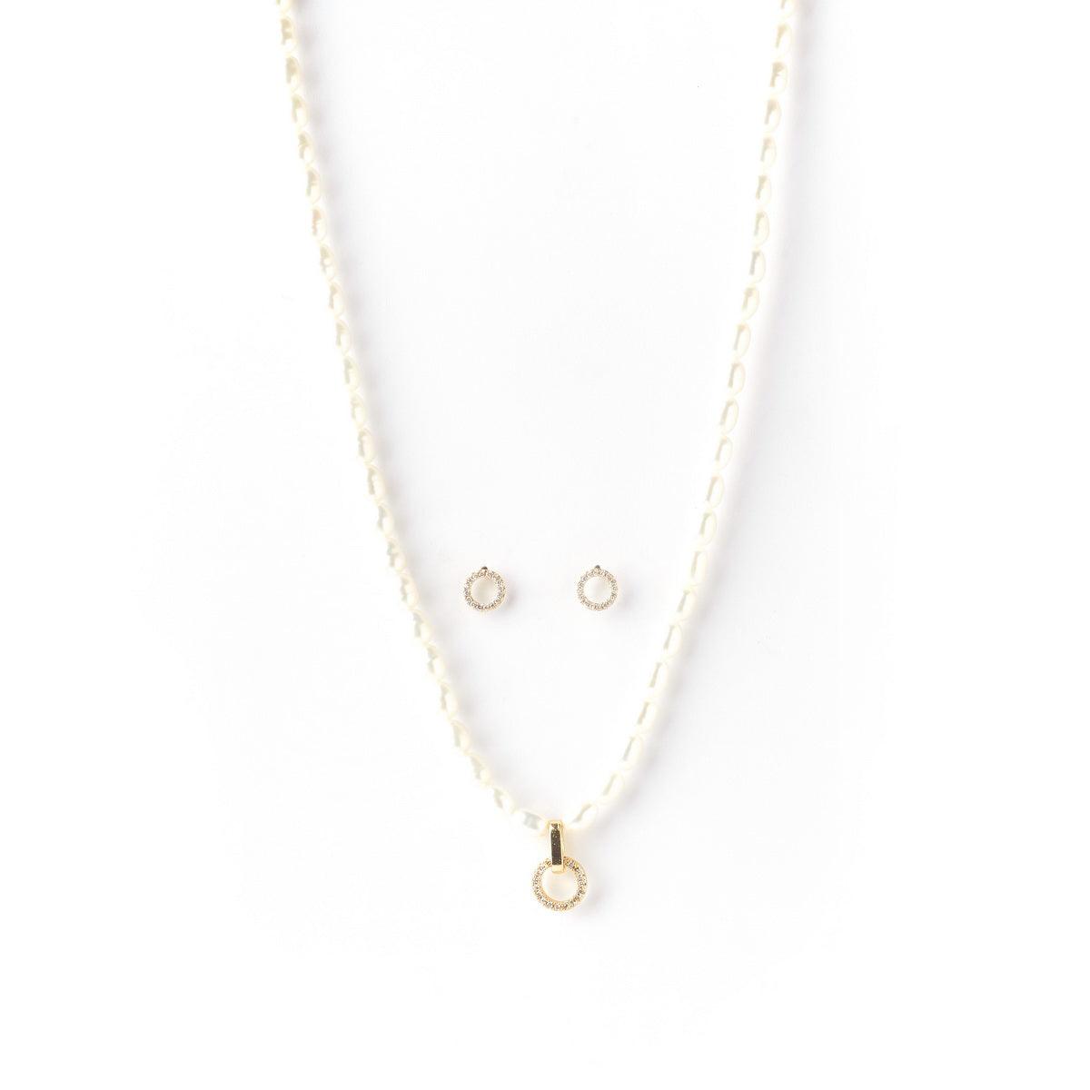Elegant Real Pearl Necklace Set - Chandrani Pearls