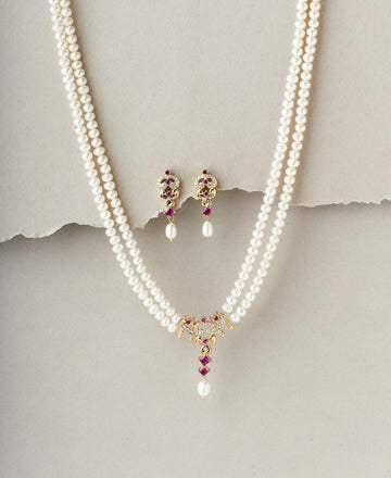 Exquisite Pearl Necklace Set - Chandrani Pearls