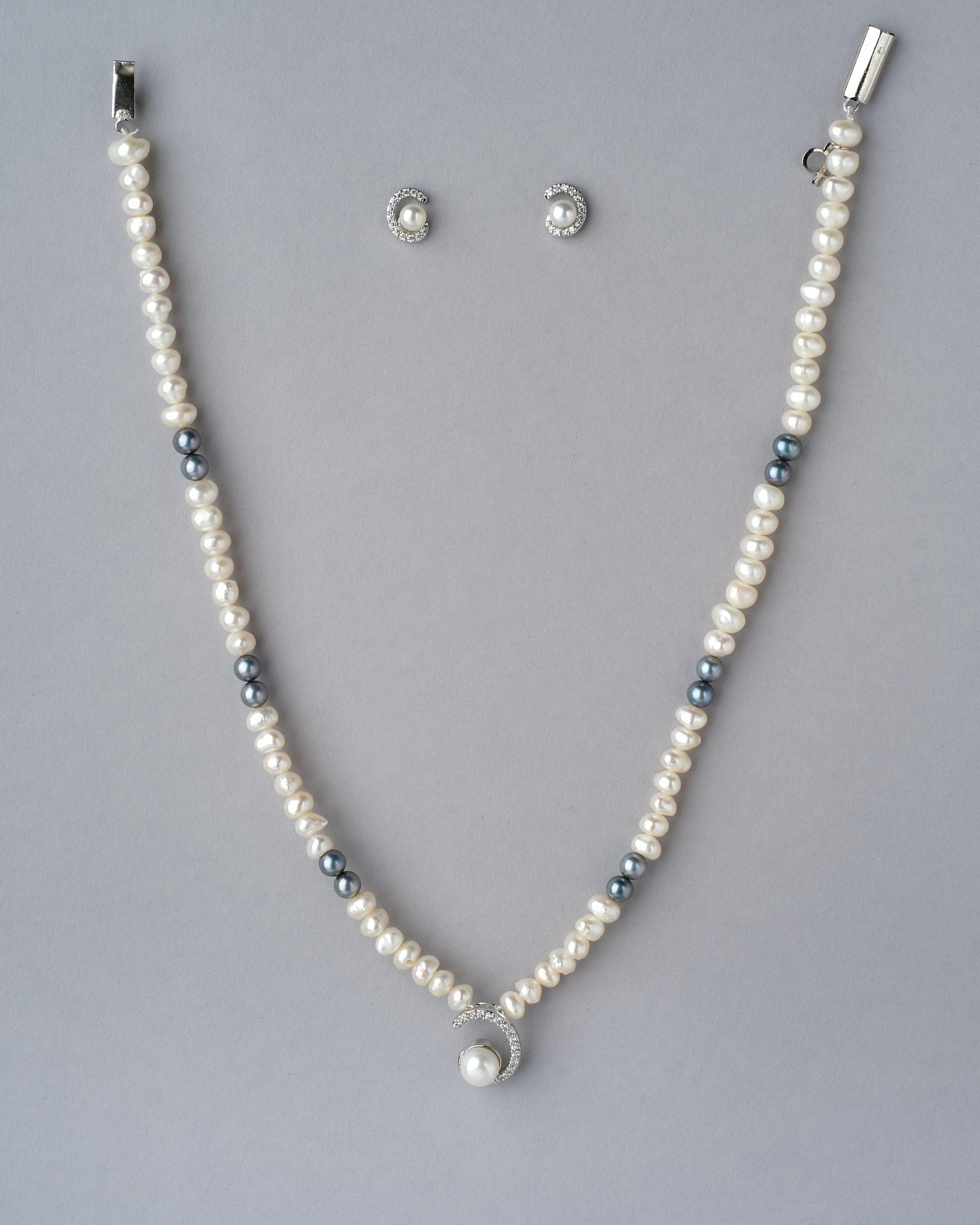 Exquisite Real Pearl Necklace Set - Chandrani Pearls
