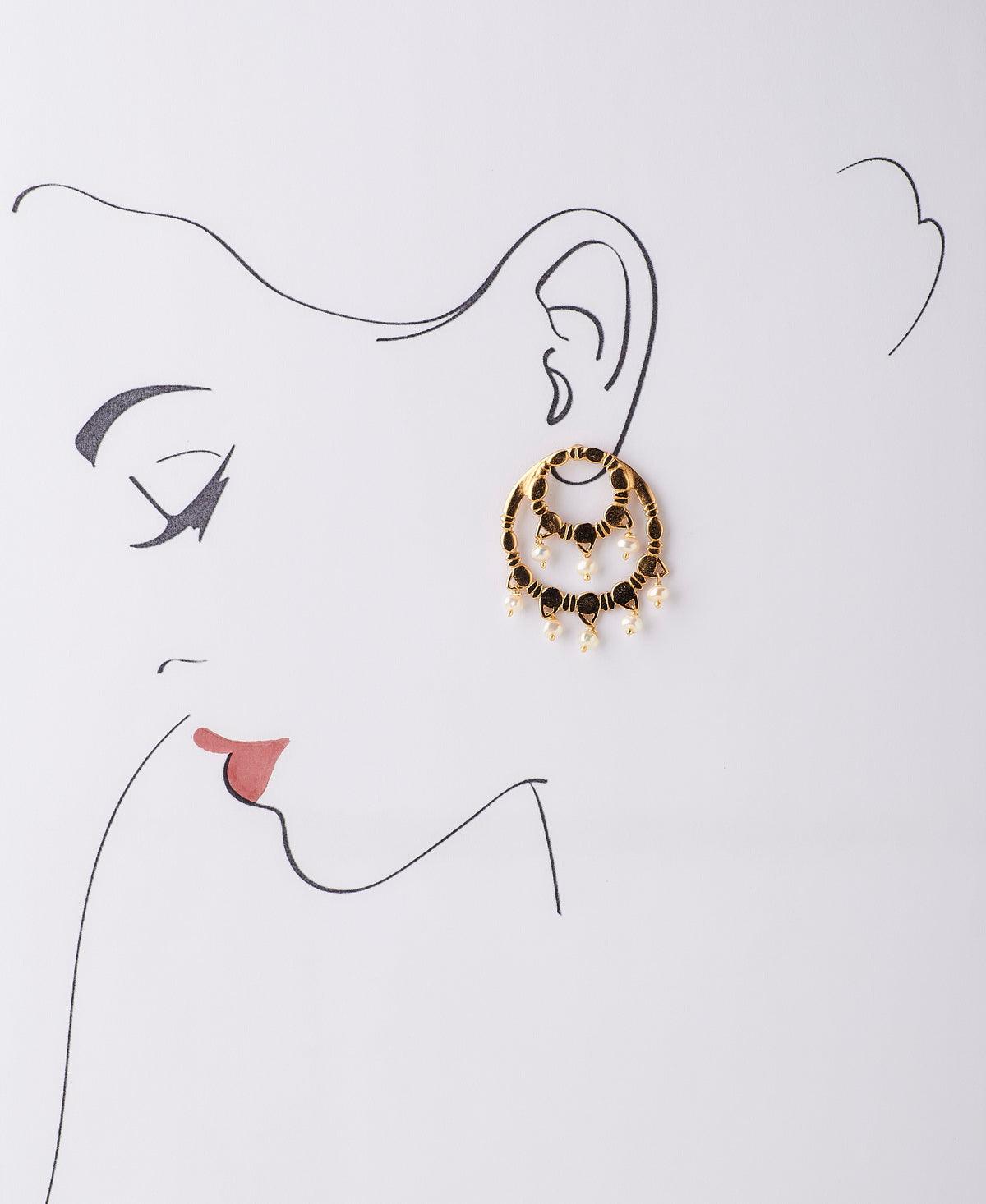 Fancy drop pearl Earring - Chandrani Pearls