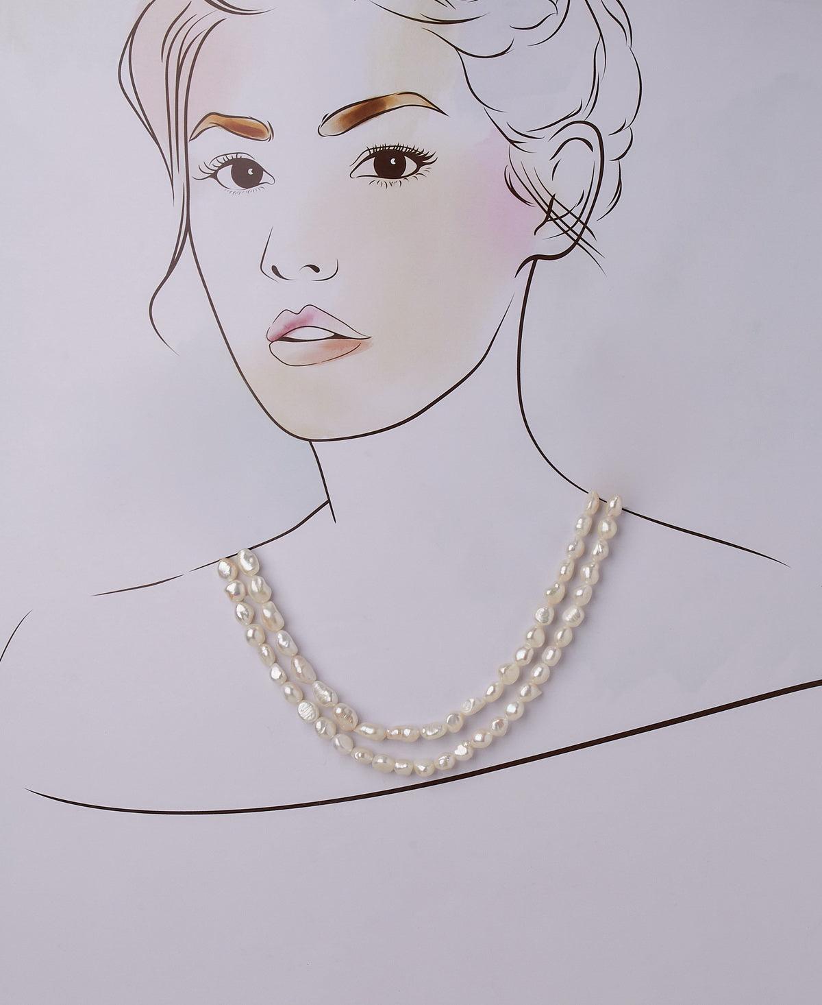 Fashionable baroque Pearl Necklace - Chandrani Pearls