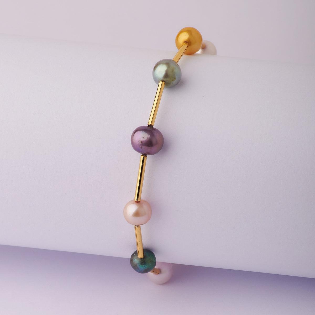 Fashionable Multi Colour Bracelet - Chandrani Pearls