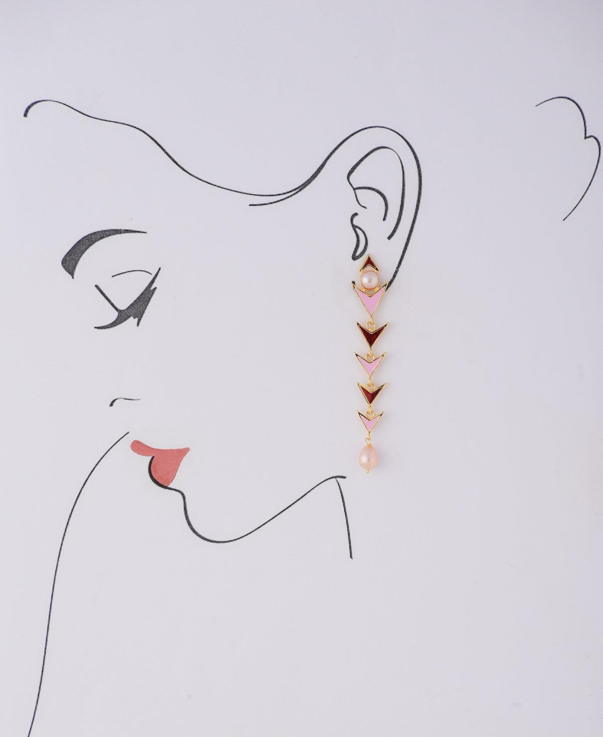 Fashionable Pearl Hang Earring - Chandrani Pearls