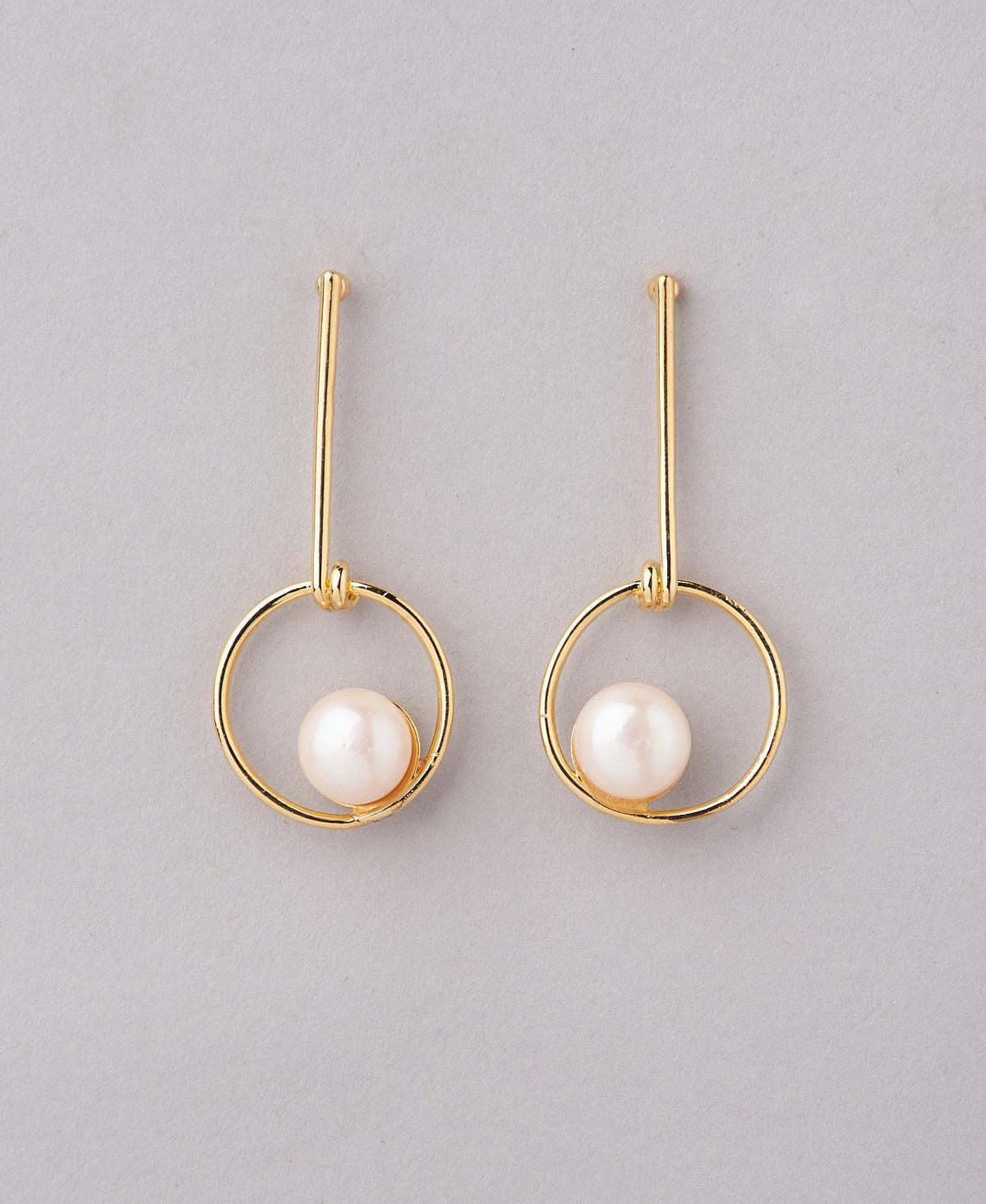 Fashionable Pearl Hanging Earring - Chandrani Pearls