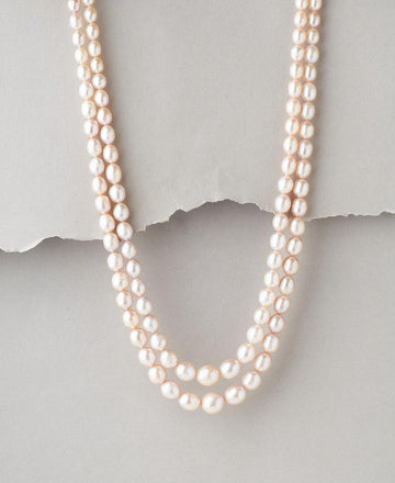 Fashionable Pink Pearl Necklace - Chandrani Pearls
