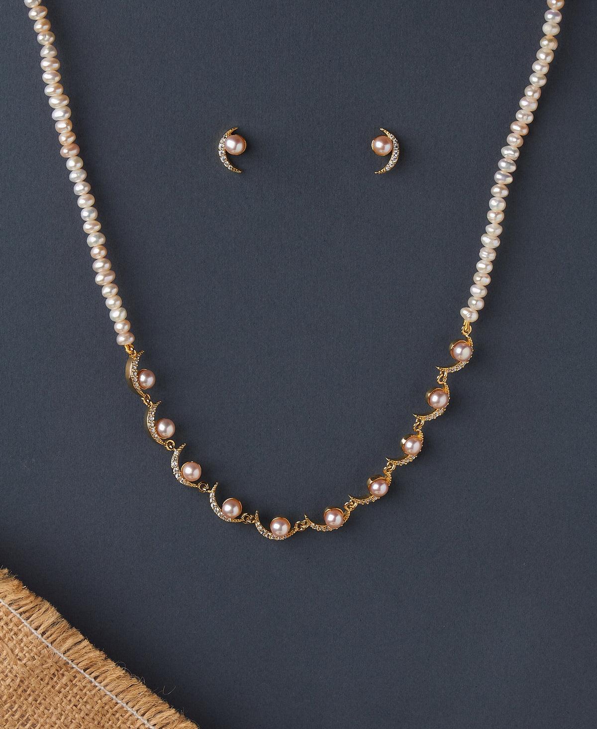 Fashionable Real Pearl Set - Chandrani Pearls