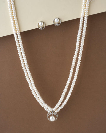 Fashionable Trendy Pearl Necklace Set - Chandrani Pearls
