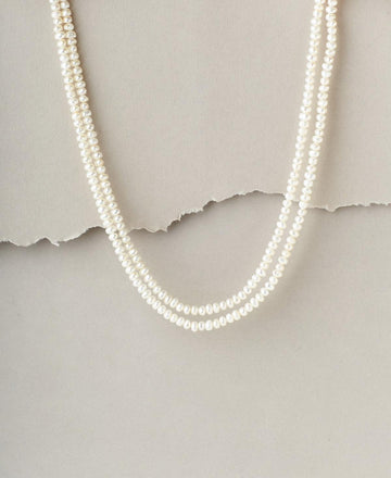 Fashionable White Pearl Necklace - Chandrani Pearls