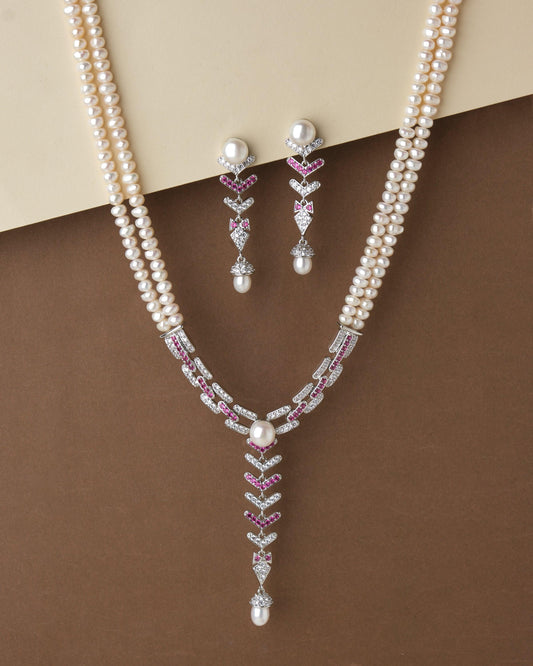Fasionable Trendy Pearl Necklace Sets - Chandrani Pearls