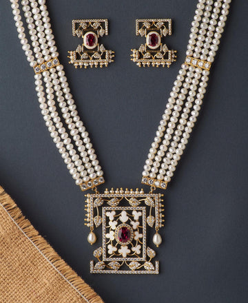 Gorgeous and Trendy Real Pearl Rani Har - Chandrani Pearls