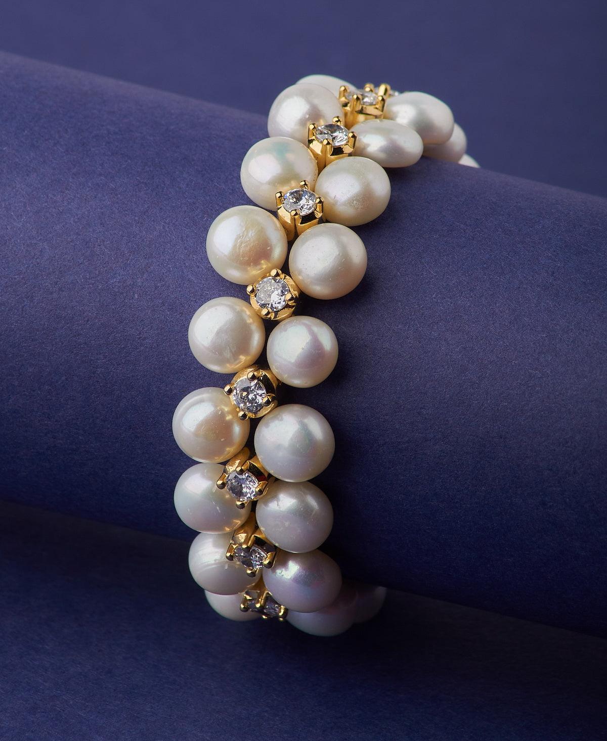 Gorgeous Gold Pearl Bracelet - Chandrani Pearls