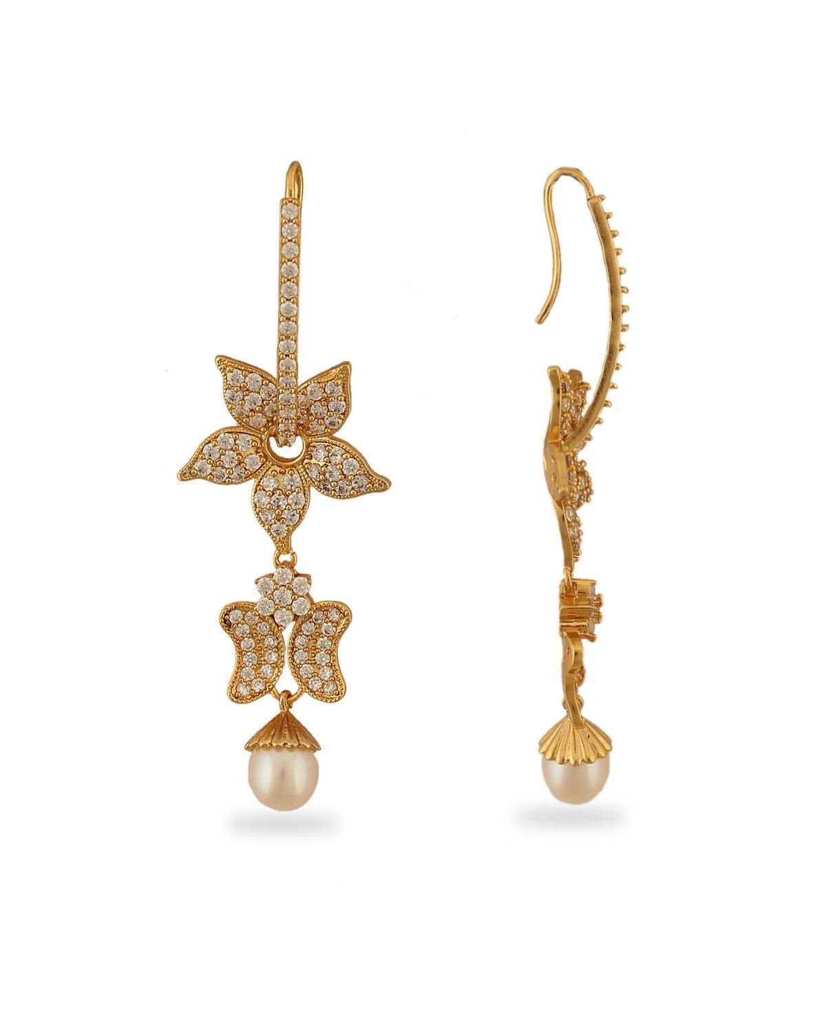 Gorgeous Pearl hanging Earrings - Chandrani Pearls