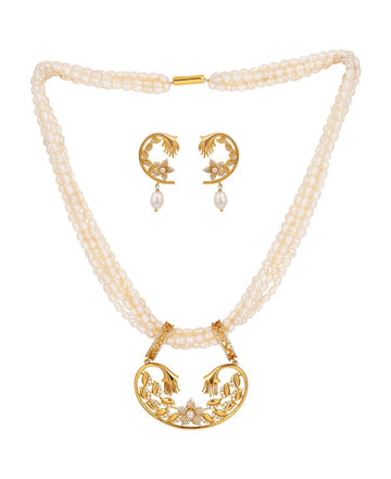 Gorgeous Pearl Necklace Set - Chandrani Pearls