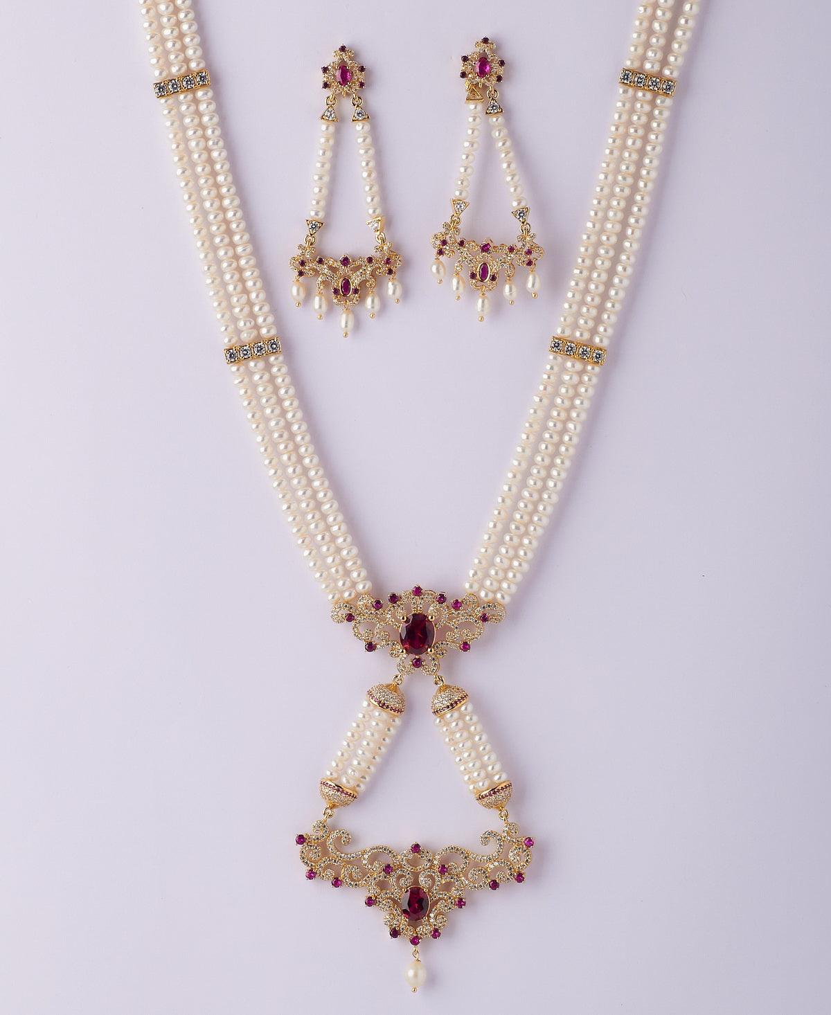 Gorgeous Real Pearl Rani Har - Chandrani Pearls
