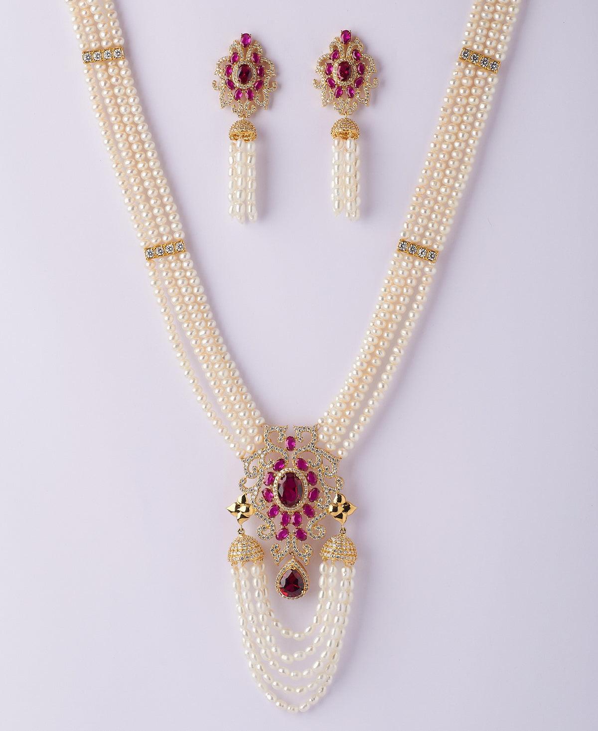 Gorgeous Real Pearl Rani Har - Chandrani Pearls
