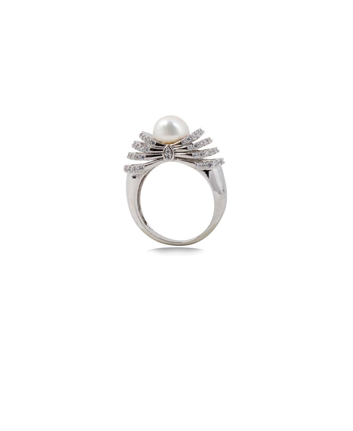 Gorgeous Silver Ring - Chandrani Pearls