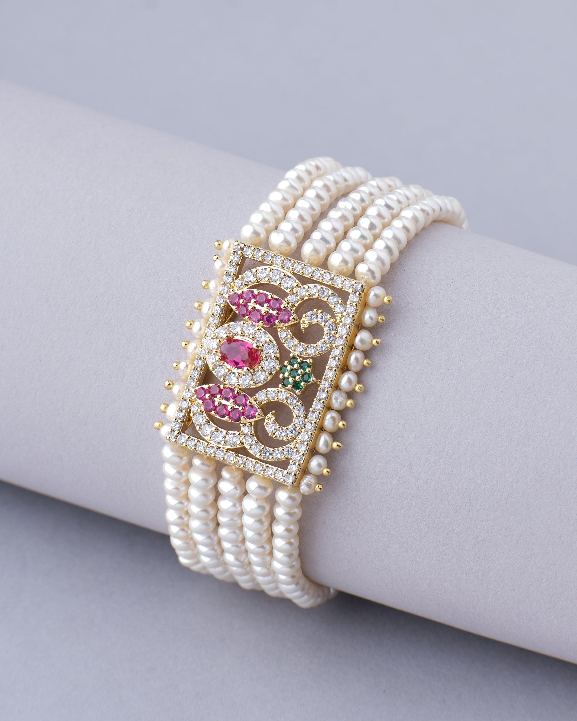 Gorgeous Wedding Necklace Set - Chandrani Pearls