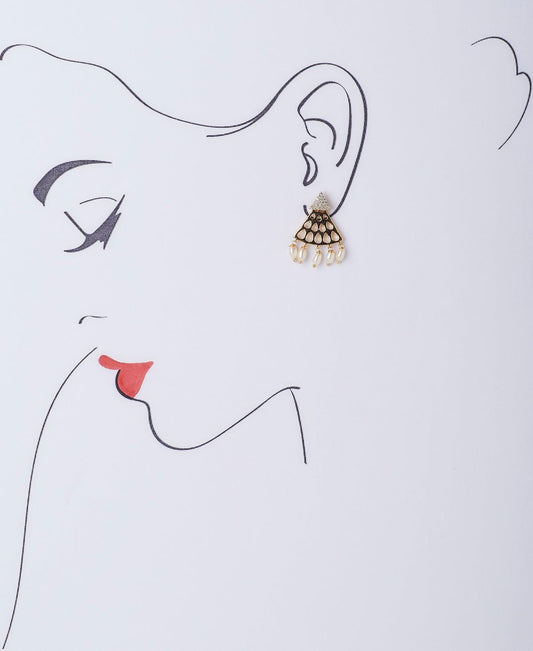 Graceful Pearl Hanging Earring - Chandrani Pearls