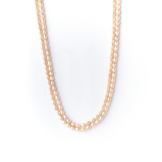 Graceful Pink Colour Pearl Necklace - Chandrani Pearls