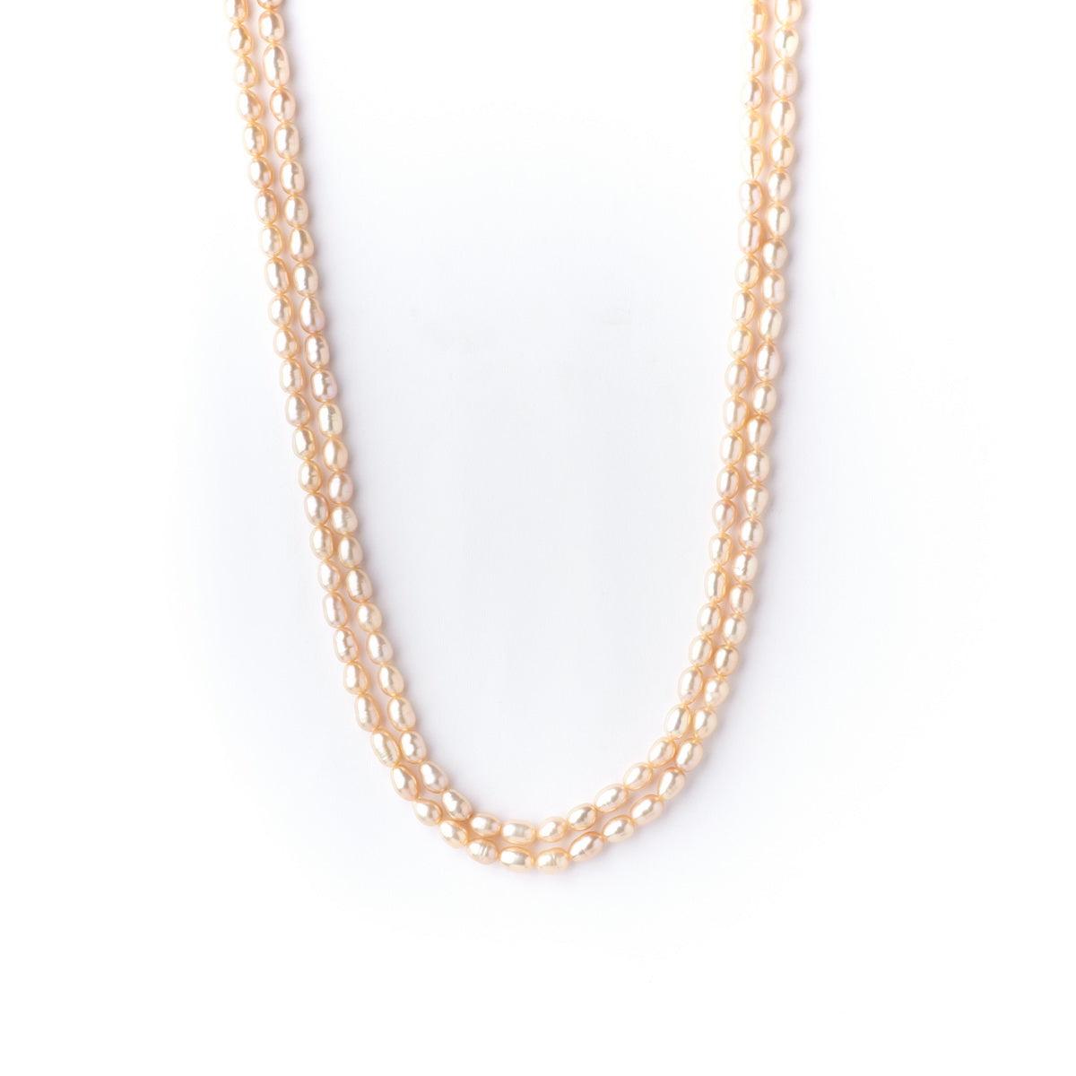 Graceful Pink Colour Pearl Necklace - Chandrani Pearls