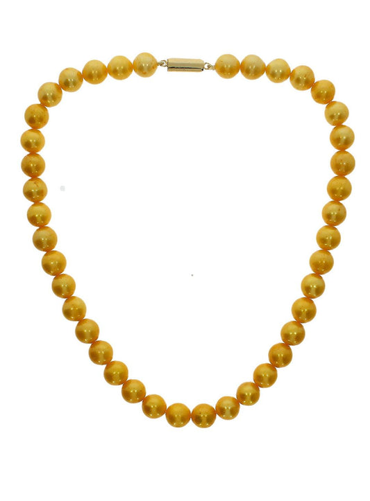 Graceful Yellow Pearl Necklace - Chandrani Pearls