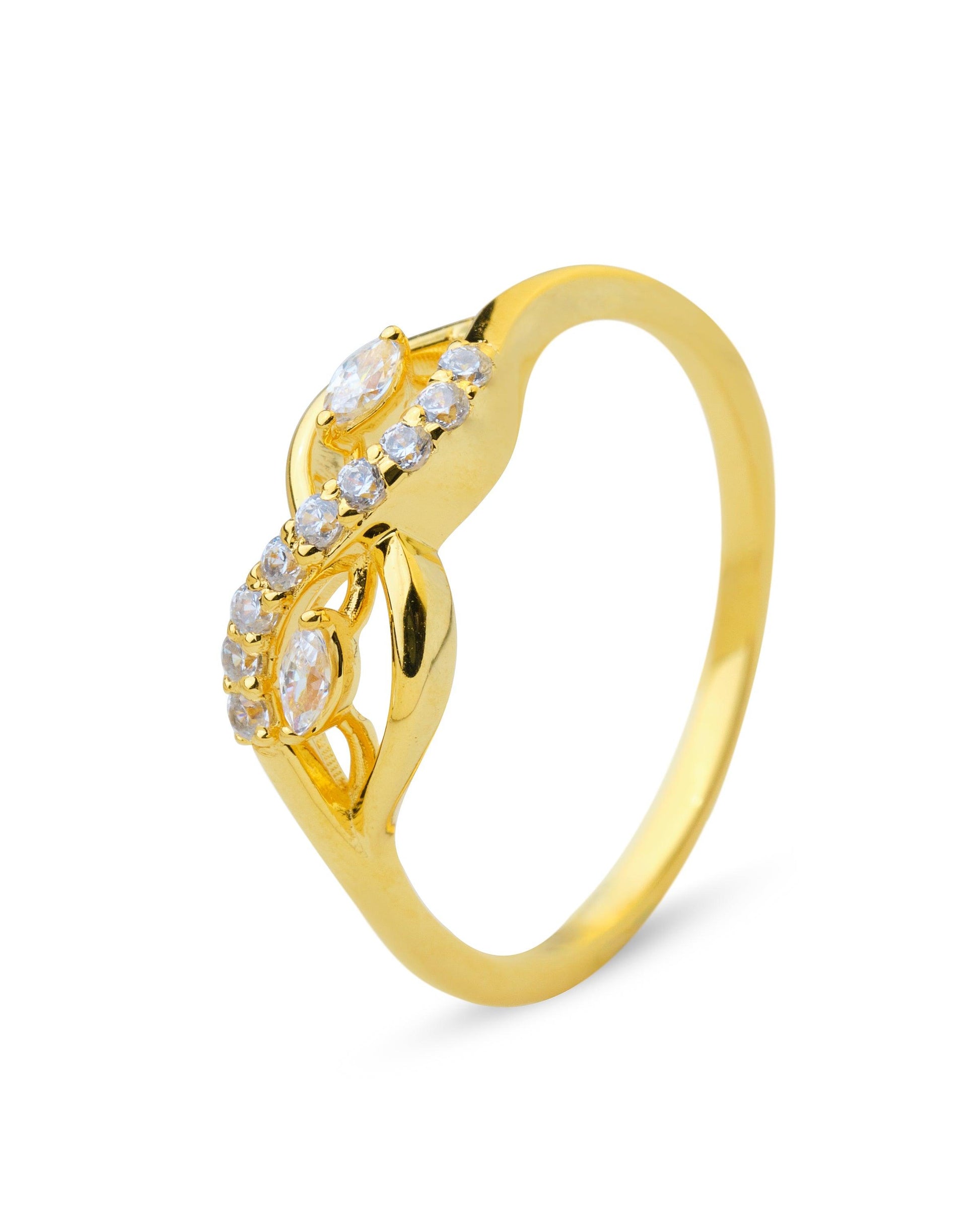 Infinity Fore Life Gold & Diamond Ring - Chandrani Pearls