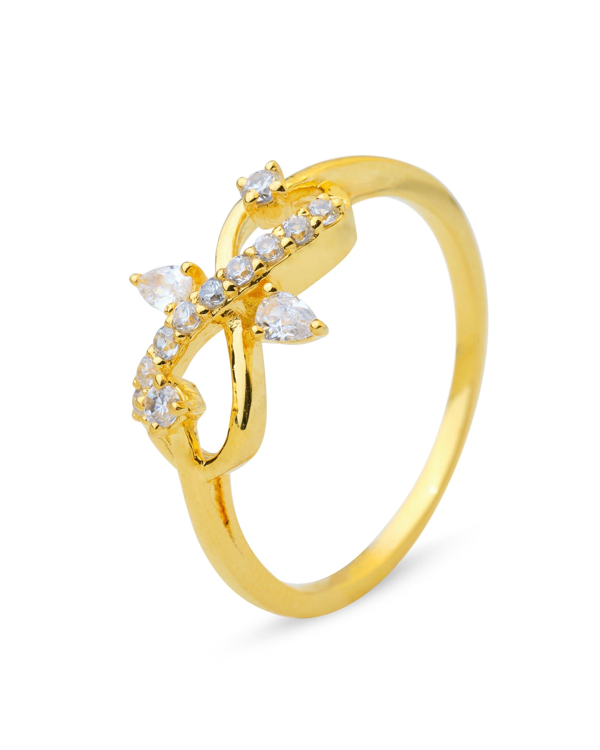 Isabel Miracle Gold & Diamond Ring - Chandrani Pearls