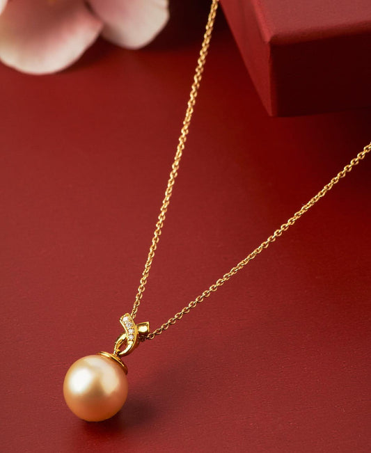 Chandrani Pearls Knotted Grace Gold Pendant - Chandrani Pearls