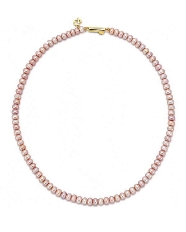 Dusty Rose Freshwater Pearl Mala