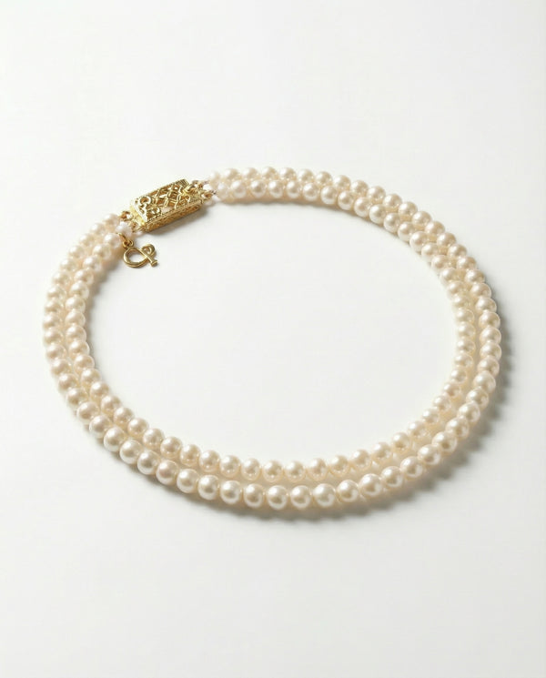Elegant Double-Strand Pearl Mala