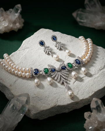 pearl choker set