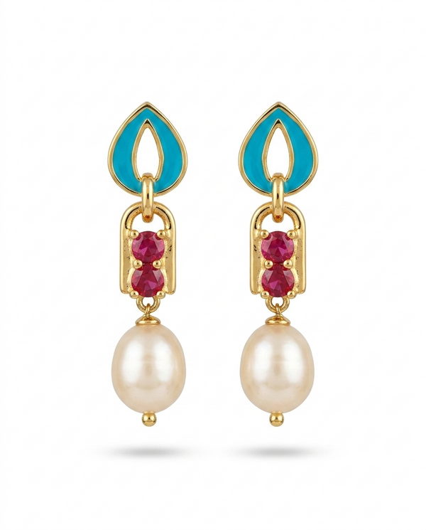 pearl earrings