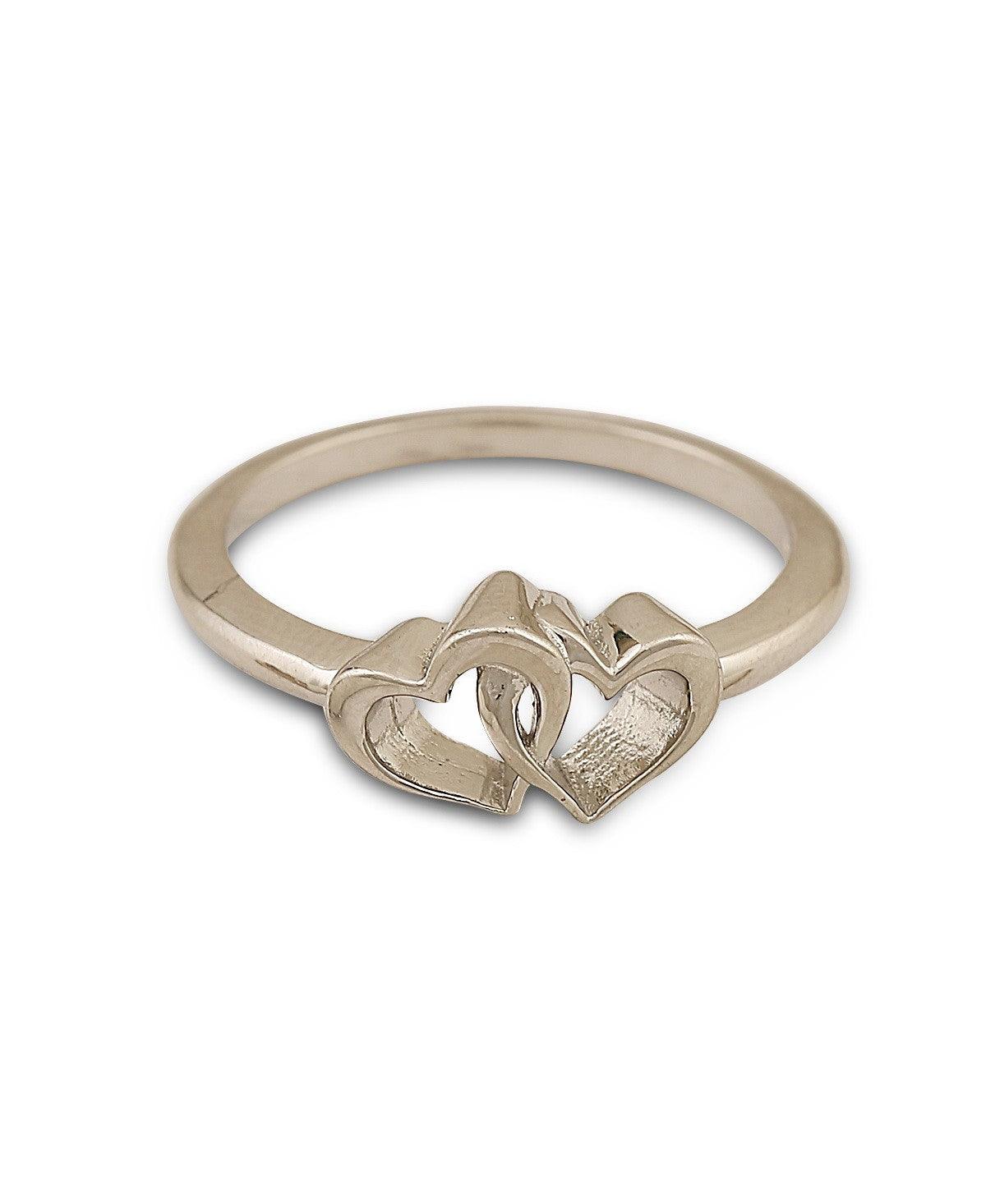 Pretty Heart shape Silver Ring - Chandrani Pearls
