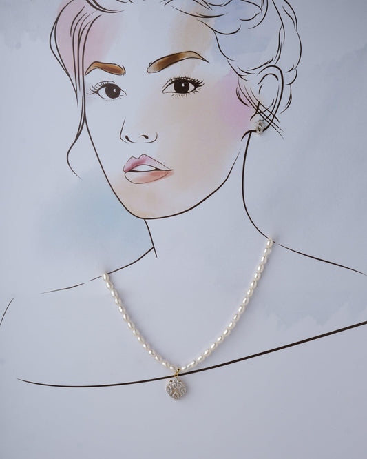 Pretty Pearl Necklace Set - Chandrani Pearls