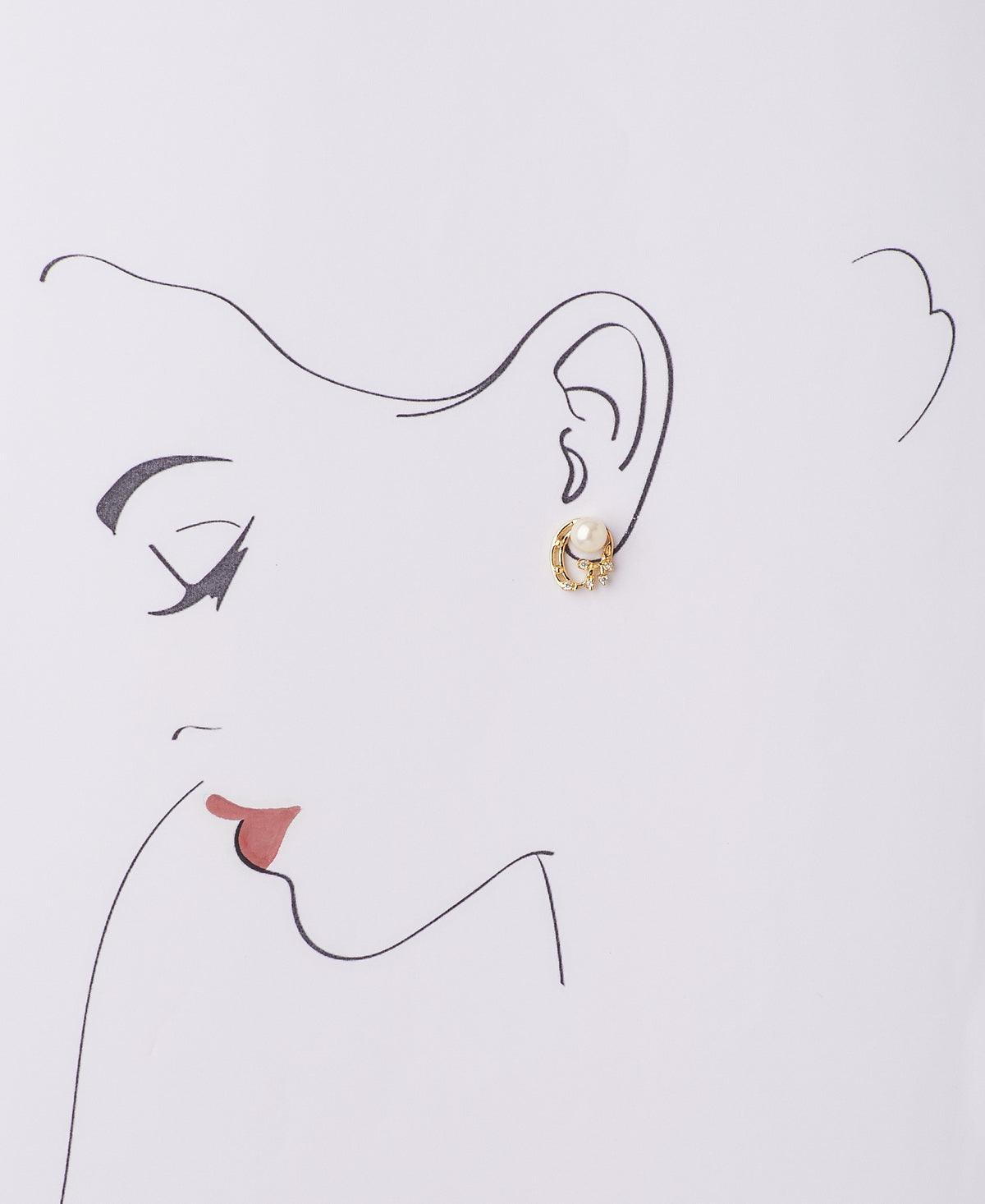 Pretty Real Pearl Stud Earring - Chandrani Pearls