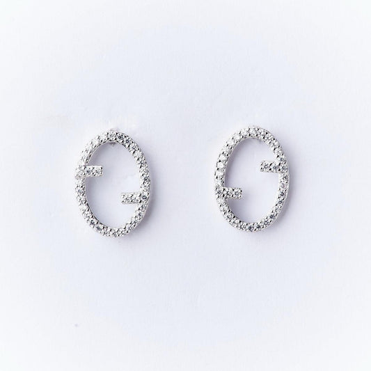 Pretty Silver Stud Earring - Chandrani Pearls