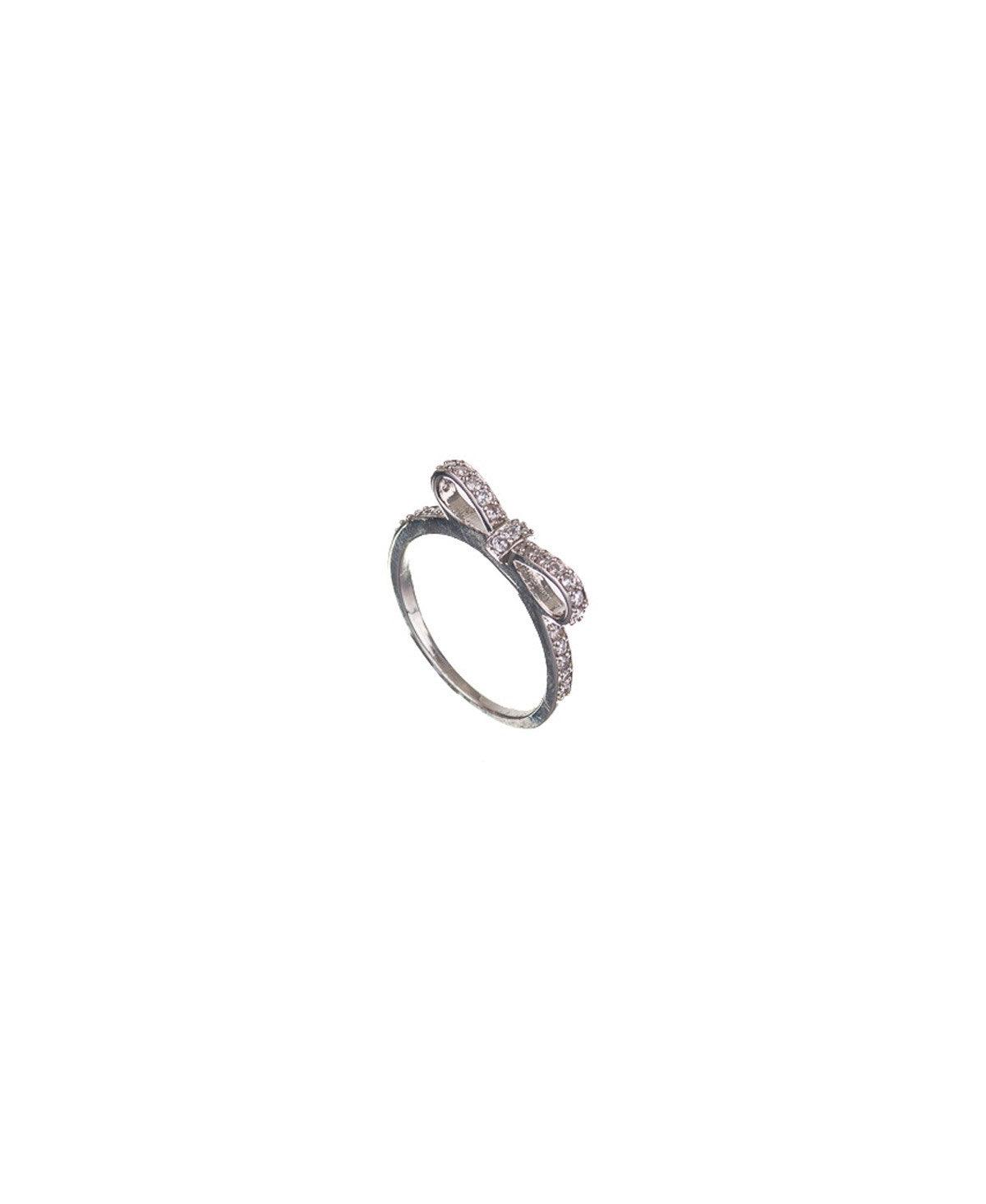 Pretty Stone Studded Silver Ring - Chandrani Pearls