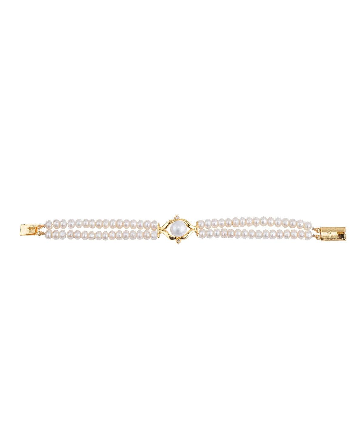 Pretty White Pearl Bracelet - Chandrani Pearls